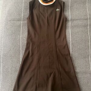 Vintage Lacoste Brown Sleeveless chemisDress